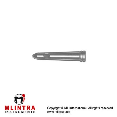 Blond Proctoscope Tube Stainless Steel, Diameter - Working Length 18:24 mm Ø - 75 mm Blond Proctoscope Tube Stainless Steel, Diameter - Working Length 18:24 mm Ø - 75 mm